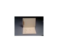 11 pt Manila Pocket Folders  Full Cut End Tab  Letter Size  Double Pockets Inside Front  Fastener Pos  1  Box of 50 