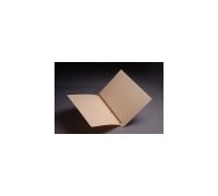 11 pt Manila Letter Size Folders  Full Cut End Tab  Double Pockets Outside Back  U-File-M Strip  Box of 50 