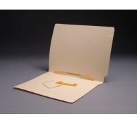 14 pt Manila Folders  Full Cut 2-Ply End Tab  Letter Size  Spaceclip Fastener Pos  5  Box of 50 