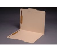 14pt Letter Size Manila File Folders  1 3 Cut Top Tab - Assorted Tab  Fasteners Pos  1   3  Box of 50 