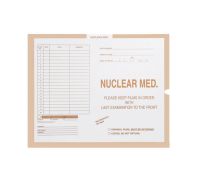 Nuclear Medicine  Manila  134 - Category Insert Jackets  System II  Open End  Carton of 250 