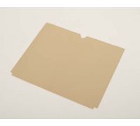 11 pt Manila X-Ray Jacket with Thumb Notch  No Pocket  No Print  Box of 100 