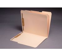 11pt Letter Size Manila File Folders  1 3 Cut Top Tab - Assorted Tab  Fasteners Pos  1   3  Box of 50 