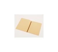 14 pt Manila Letter Size Folders  Full Cut End Tab  Upside Down Double Pockets Inside Front  U-File-M Strip  Box of 50 