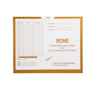 Bone  Yellow  115 - Category Insert Jackets  System II  Open Top X-Ray Size  Carton of 250 