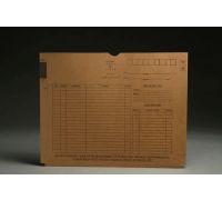 11pt Brown Kraft Standard Printed X-Ray File Jacket  Back Pocket  Box of 100 