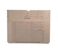 11 pt  Manila Printed X-Ray File Jacket  Front Report Pocket  Box of 200 